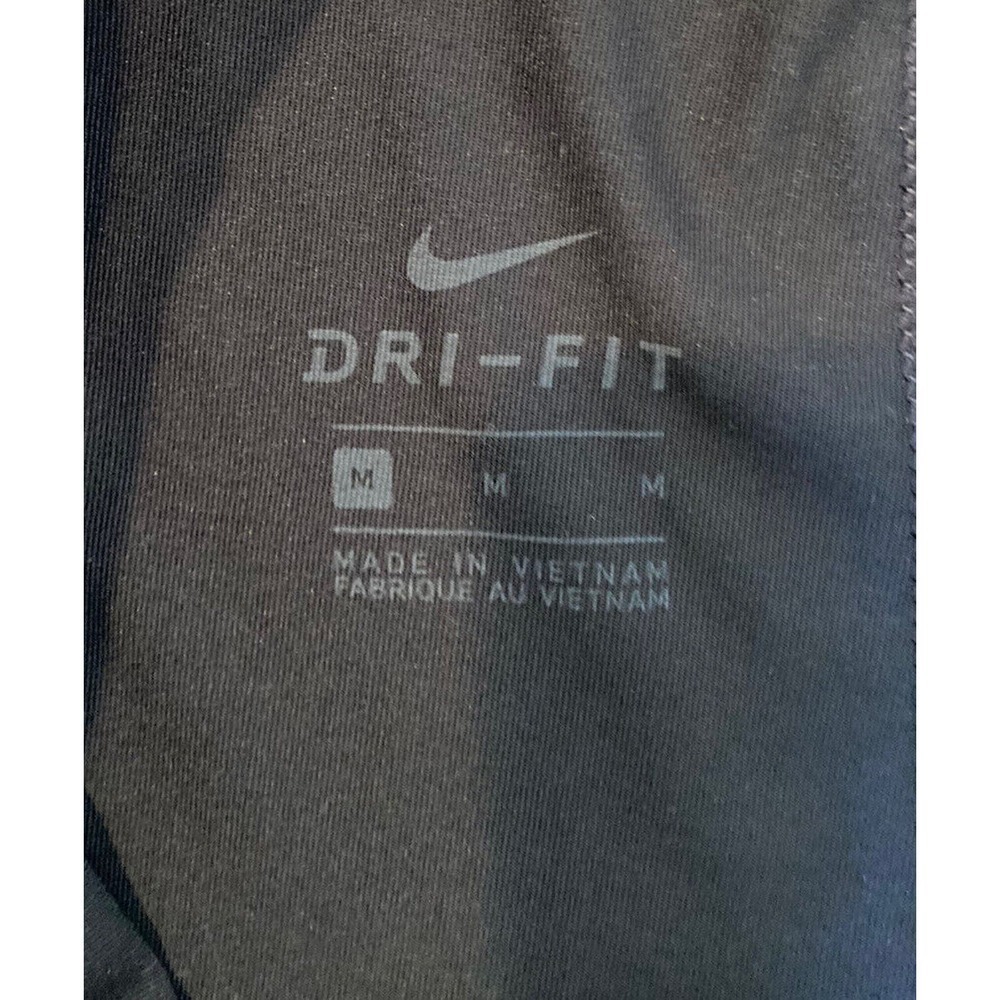 Nike Dri Fit Crop Leggings Size Medium Women’s Black - Picture 3 of 8
